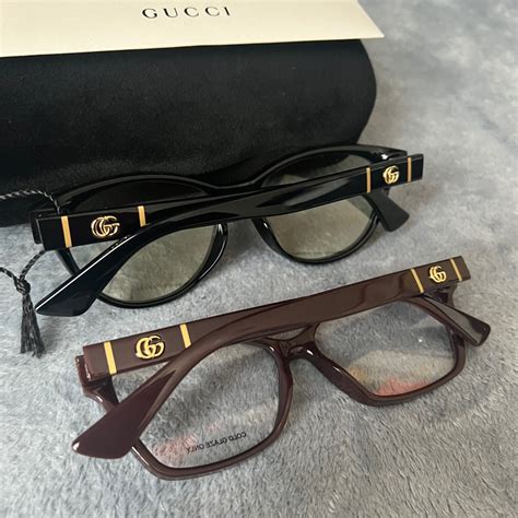 gucci reading glasses 1.25|Gucci oversized prescription glasses.